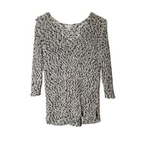 J.jill Stretchy Loose Knit V-neck Sweater